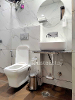 Washroom of 142 B TrustedStay Service Apartment in Gurgaon